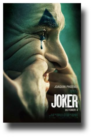 Joker 2019 Movie Poster - 11 " X17 " Joaquin Phoenix Teeth Sameday Ship From Usa