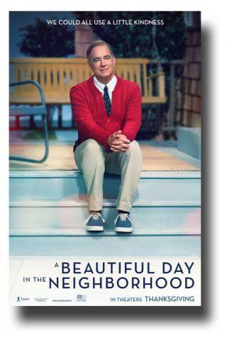 Day In Neighbourhood Movie Poster 11 " X17 " Tom Hanks Usa Sameday Ship