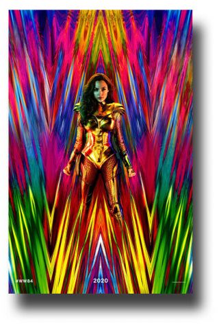 Wonder Woman 2 Poster 1984 Movie 2020 11 " X17 " Gal Godot Usa Sameday Ship