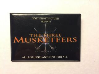 1993 Walt Disney The Three Musketeers 2 " Promotional Promo Pinback Button Pin