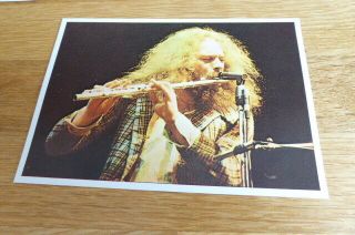 Ian Anderson Jethro Tull Panini Pop Stars Mini - Poster Sticker 66 1975 Scarce