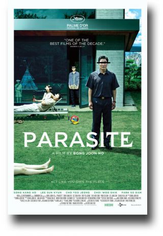Parasite Movie Poster - 11 " X17 " 2019 Korean Lawn Usa Ships Sameday