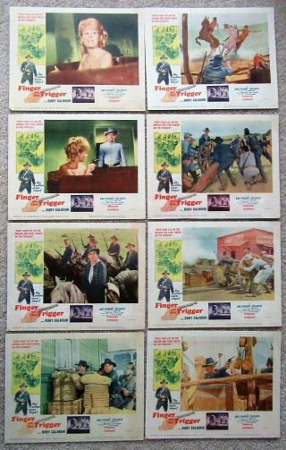 Finger On The Trigger 1965 Set Of 8lc 