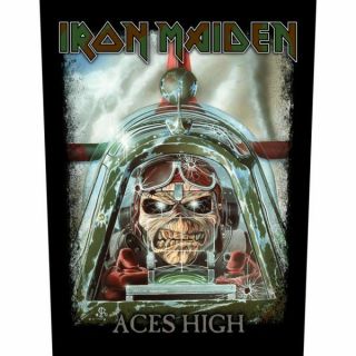 Iron Maiden - " Aces High " - Large Size - Sew On Back Patch