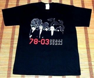 Duran Duran Reunion Tour Australasia 2003 (m) Concert T Shirt Official Gift Idea