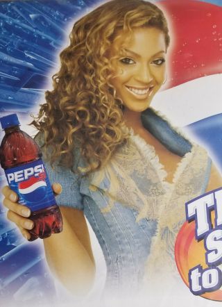 Beyonce " Texas Say Yes To Pepsi  Dangerously In Love " Store Poster
