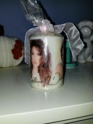 Celine Dion Candle Pilar Small Collector Gift Vintage Fan Memorabilia