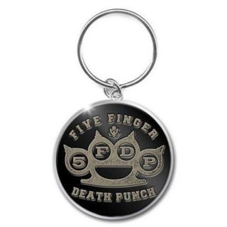 Official Licensed - Five Finger Death Punch - Knuckle Keychain Metal Keyring