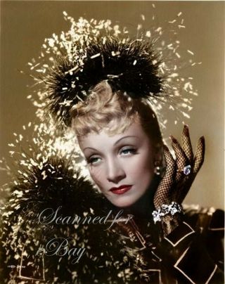 Marlene Dietrich - The Most Glamorous Of All Her Portraits - 1930s/40s - Full Color