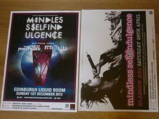 Mindless Self Indulgence - Scottish Tour Live Music Show Concert Gig Posters X 2