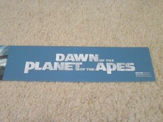 DAWN of the PLANET of the APES [2014] S/S [SMALL] MOVIE POSTER [MYLAR] 3