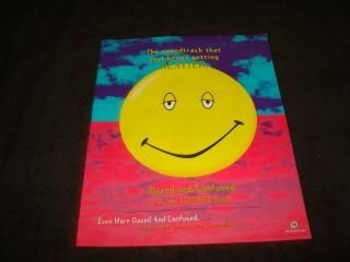 Dazed And Confused 1994 Ad With Stoned Smiley Face " It 