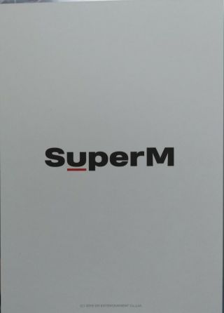 M SUPERM (Taemin NCT EXO WayV) Seoul Pop - Up Postcard MARK 2