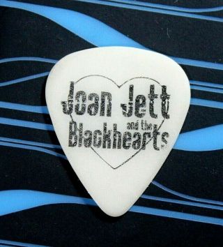 Joan Jett & The Black Hearts // Tour Guitar Pick Razor - Scored On Back Stage -