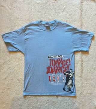 Vintage Fall Out Boy Dance Dance Baby Blue Shirt Size M From Under The Cork Tree