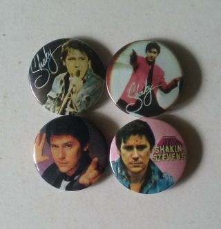 Shakin Stevens Button Badges.  80 