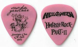 Helloween Black/pink Tour Guitar Pick