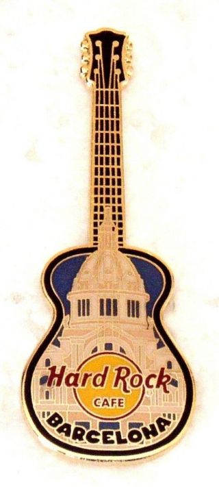 Hard Rock Cafe Barcelona Palace Guitar Pin