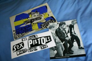 Sex Pistols Sweden 1977 Poster Punk Rock