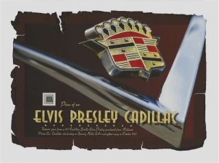 Elvis Presley Piece Of Interior From A 1977 Cadillac Owned Relic Swatch Personal