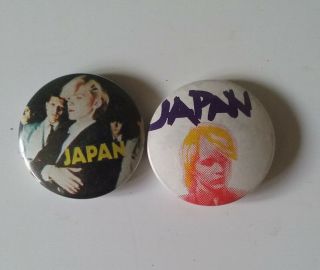 Japan Button Badges.  80 