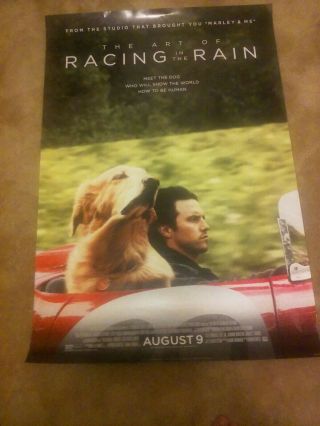 The Art Of Racing In The Rain 27x40 2019 Movie Poster Milo Ventimiglia
