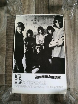 Jefferson Airplane - Broadmoor International Theatre 1967 Concert Reprint Poster