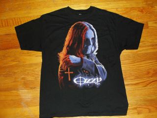 Vintage Ozzy Osbourne Liquid Blue Metal Rock Metal T - Shirt Xl Nwot Portrait