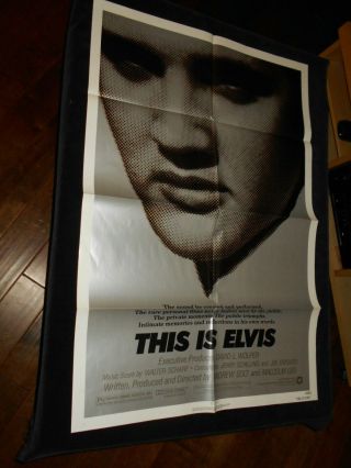 This Is Elvis Elvis Presley Documentary One Sheet Poster