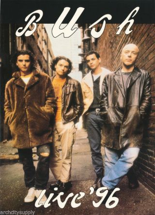 Poster : Music :bush - All 4 Posed - Live 1996 Rw20 V