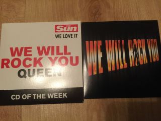 Queen: We Will Rock You (the Sun Promo) Cd 2002
