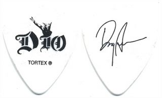 Dio 2009 Concert Tour Memorabilia Doug Aldrich Signature Band Issued Guitar Pick