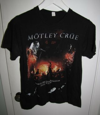 Motley Crue 2009 Saint Of Los Angeles Concert T - Shirt Size Adult Small