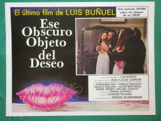 Bunuel That Obscure Object Of Desire Luis BuÑuel Spanish Mexican Lobby Card 3
