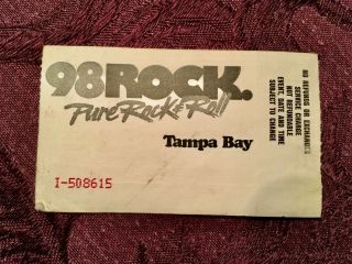 1992 Lollapalooza Pearl Jam RHCP Stone Temple Pilots Ice Cube Fl Concert Ticket 2