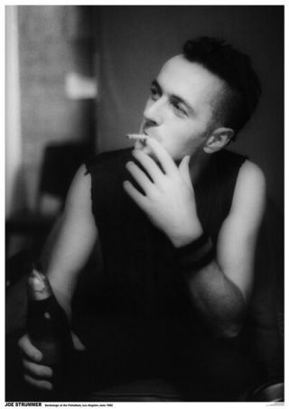 The Clash - Joe Strummer Smoke La Retro Poster A1 Size 84.  1 X 59.  4cm - 33 " X 24 "