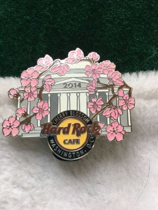 Hard Rock Cafe Pin Washington Dc Cherry Blossoms On The Jefferson Memorial