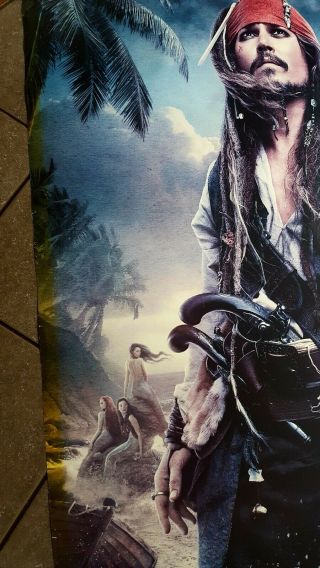 Pirates Of The Carribbean: On Stranger Tides Double - Sided 27x40 Movie Poster 5