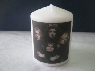 Unique Queen Band Group Bohemian Rhapsody Candle Gift Freddie Mercury