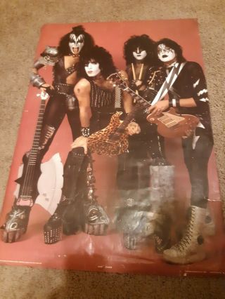 Kiss 24x35 Creatures Era Group Poster 1983 Eric Carr,  Gene Simmons.