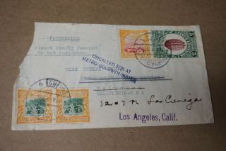 1933 Mgm Studios Thelma Todd Fan Mail Envelope Marx Brothers