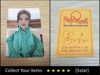 Red Velvet 6th Mini Album The Reve Festival Day 1 Joy C Official Photo Card