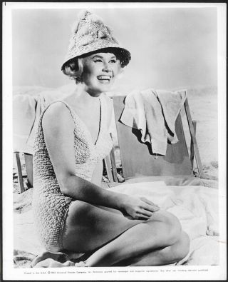Vintage 1961 Iconic Doris Day In Swimsuit Lover Come Back Production Photograph