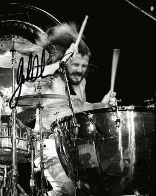 Reprint - John Bonham Lendgary Led Zeppelin Drummer Drums Signed 8 X 10 Photo