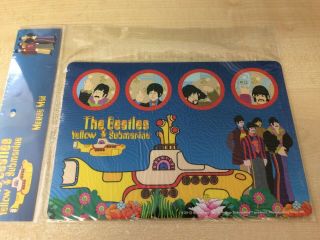 The Beatles Mouse Mat Pad Yellow Submarine Portholes &
