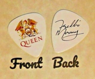 Queen Band Logo Freddie Signature Guitar Pick - (w)
