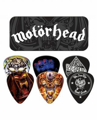 Motorhead 2011 Collector Tin Guitar Bass Pick Set Heavy Metal Rock And Roll