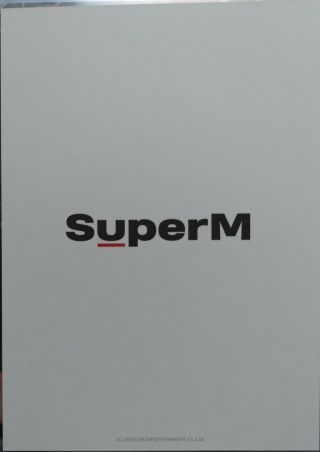 M SUPERM (Taemin NCT EXO WayV) Seoul Pop - Up Postcard TEN 2