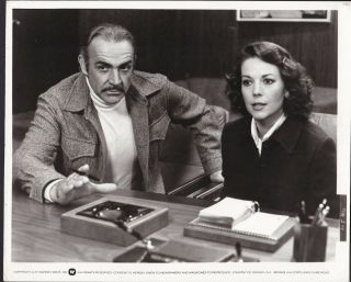 Sean Connery And Natalie Wood In Meteor 1979 Vintage Movie Photo 26687