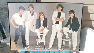 Vintage Duran Duran 24x36 Poster 1984 Made In Scotland